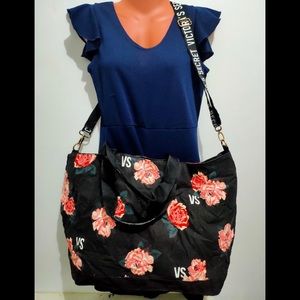 Victoria’s Secret floral weekender bag